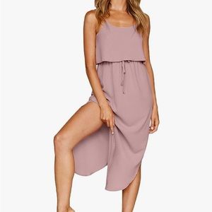 Worn 1x Strappy Summer Beach dusty rose size L / 8